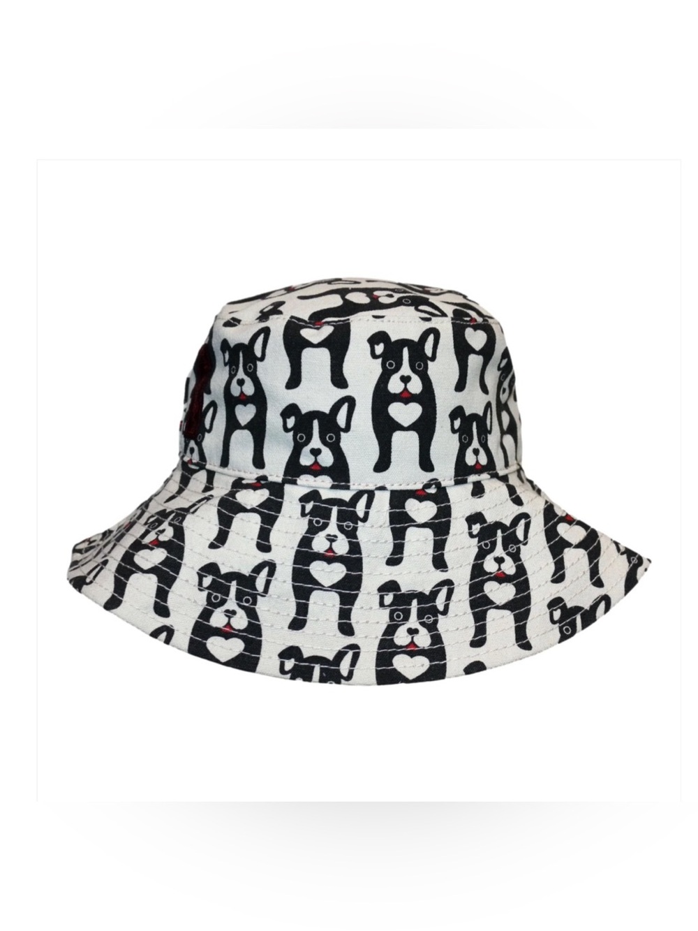 Beach Hat Black Dog
